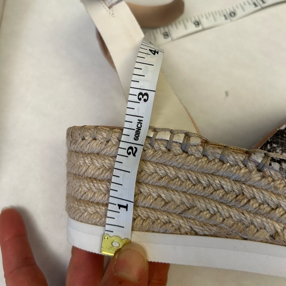 Dolce Vita ankle strap Liam wedge open toe raffia wrapped wedge sandal NWTSz-8.H - Picture 7 of 10